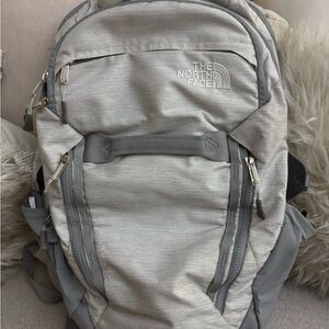 The North Face Light Gray Backpack for Men/women